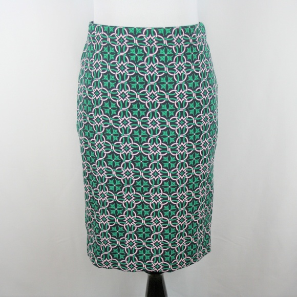 J. Crew Dresses & Skirts - J. Crew No. 2 Pencil Skirt Lattice Medallion